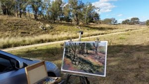 Painting in Mudgee NSW